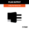 Curt Custom Wiring Harness, 4-Way Flat Output, Select Kia Forte, Koup 56410